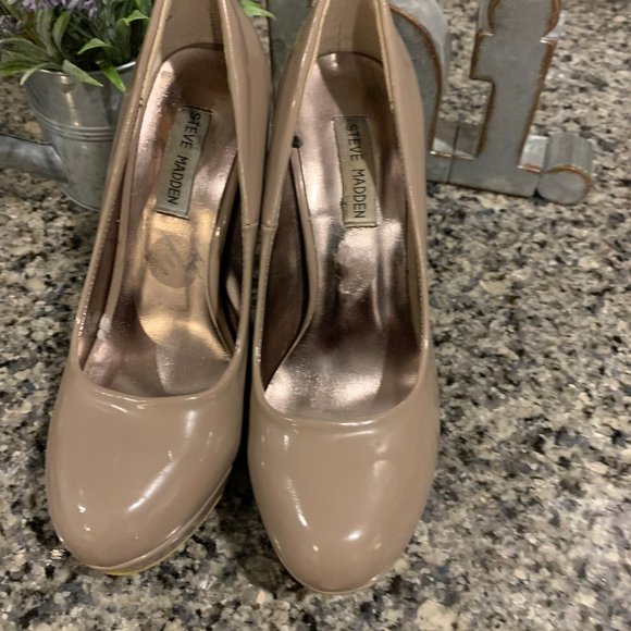 Steve Madden Beige P Reta Pumps Heels 8.5 - Picture 4 of 9